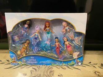 Disney The Little Mermaid Ariel & Sisters Doll Set