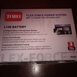 Toro Flex-force Power System