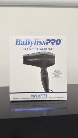 BaBylissPRO Nano Titanium Hair Dryer 1000W