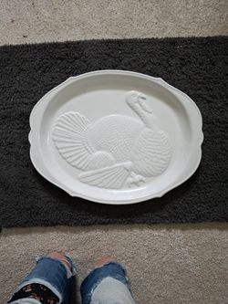 Vintage Turkey Platter