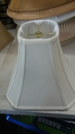 Lampshadeoffwhite 8.5 in high x 10 1/4 in wide