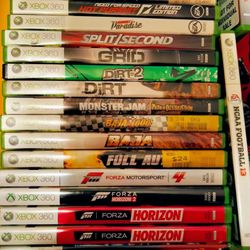 Xbox 360 Racing Games $10 To $20 Each New Smyrna Beach Area