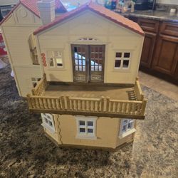 Calico Critters Red Roof Country Home, Market, Family Cruiser, Misc. Items