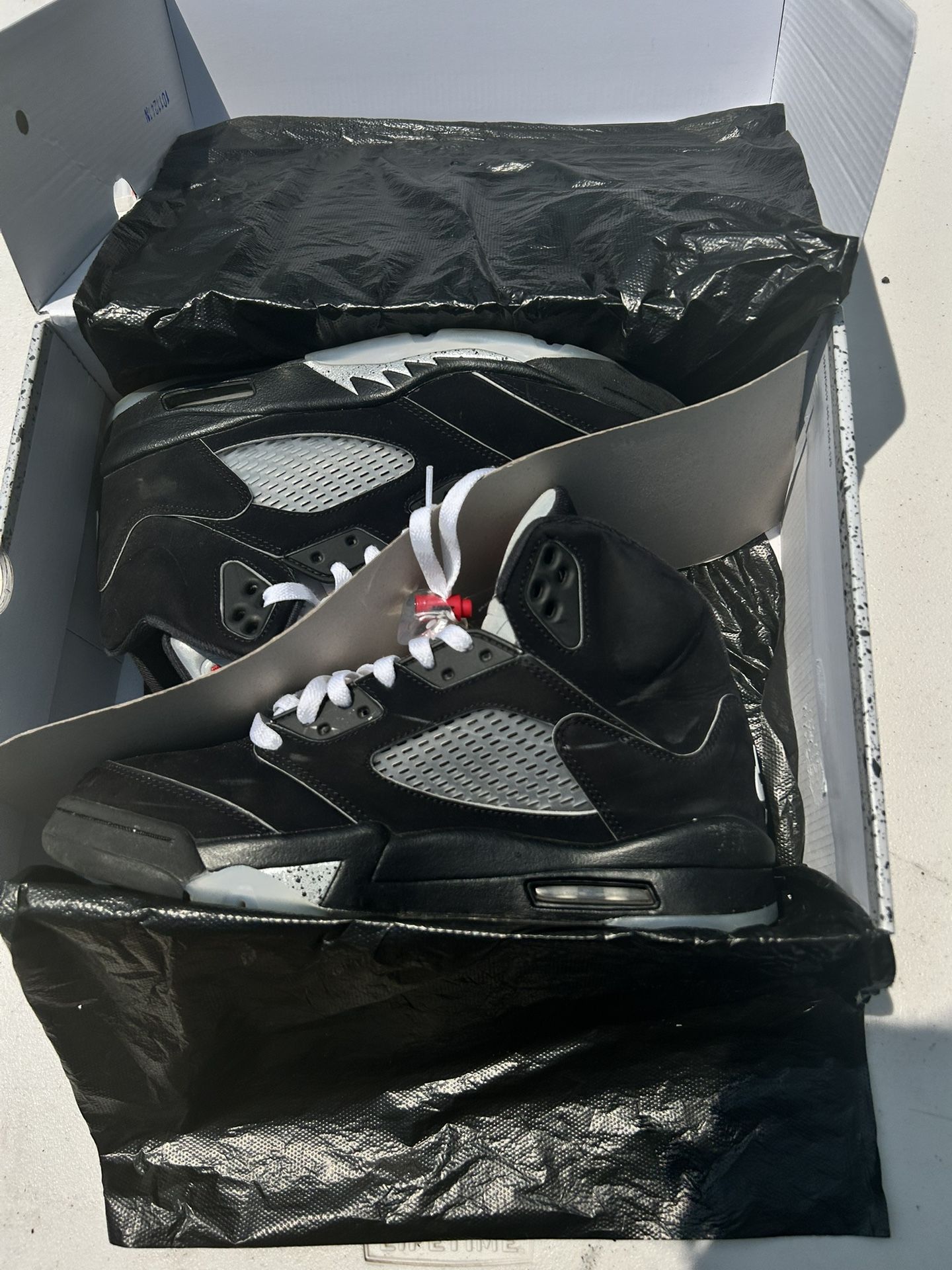 Jordan 5 Retro Black Metallic Silver