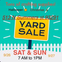 Yard sale!!