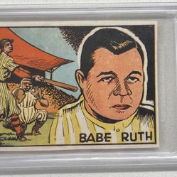Old Vintage Babe Ruth Baseball Card 