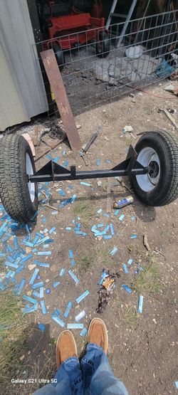 Trailer tires.  Mixer