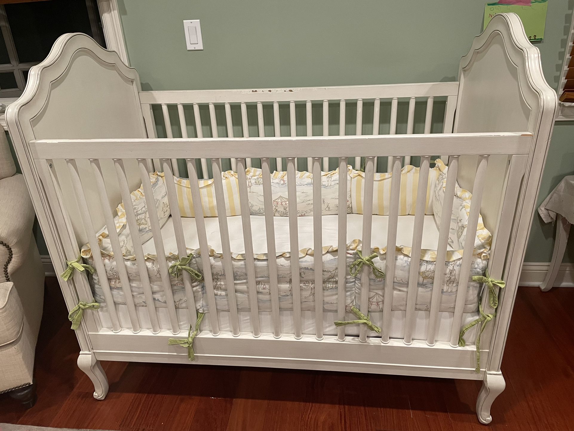 Restoration Hardware Crib With Changing Table