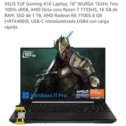 Asus Tuf Gaming A16 Advantage Edition
