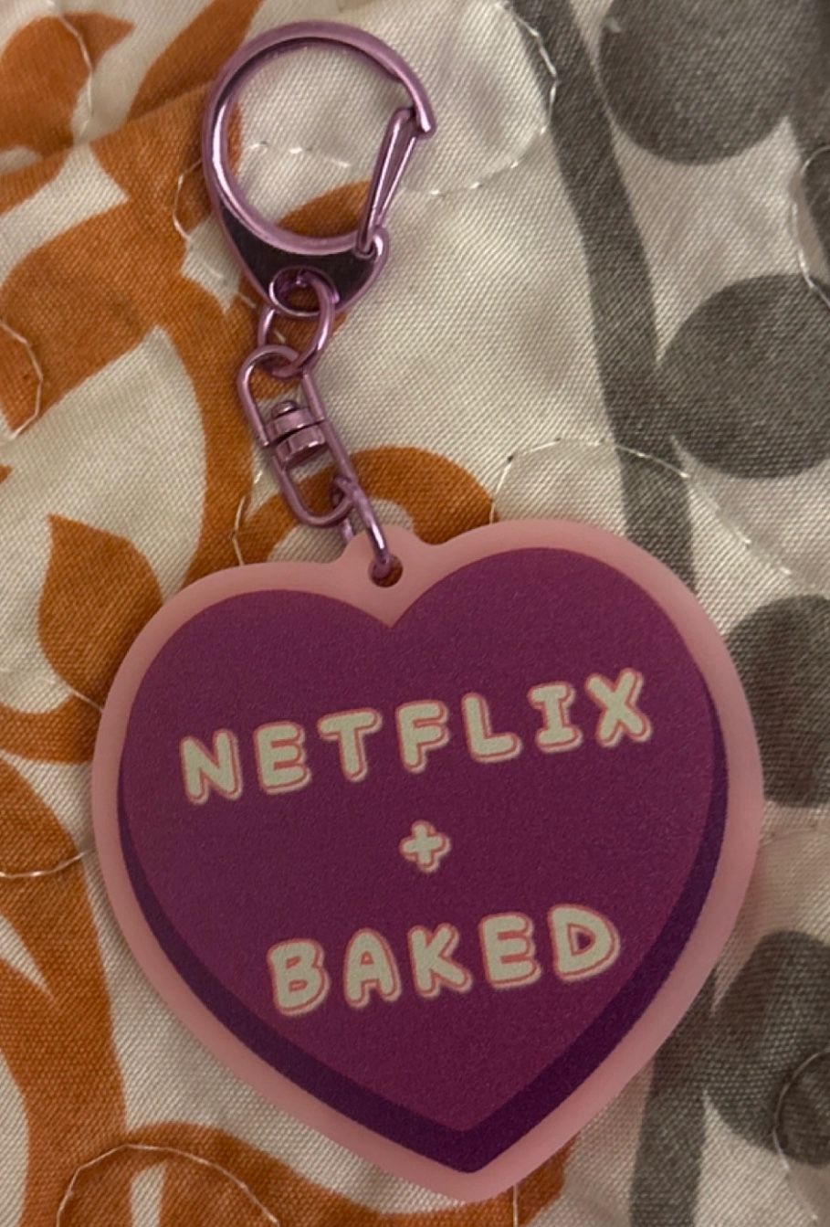 N*tfl*x + Baked Keychain (Custom Made)