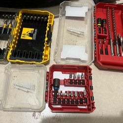 Milwaukee & Dewalt Bits