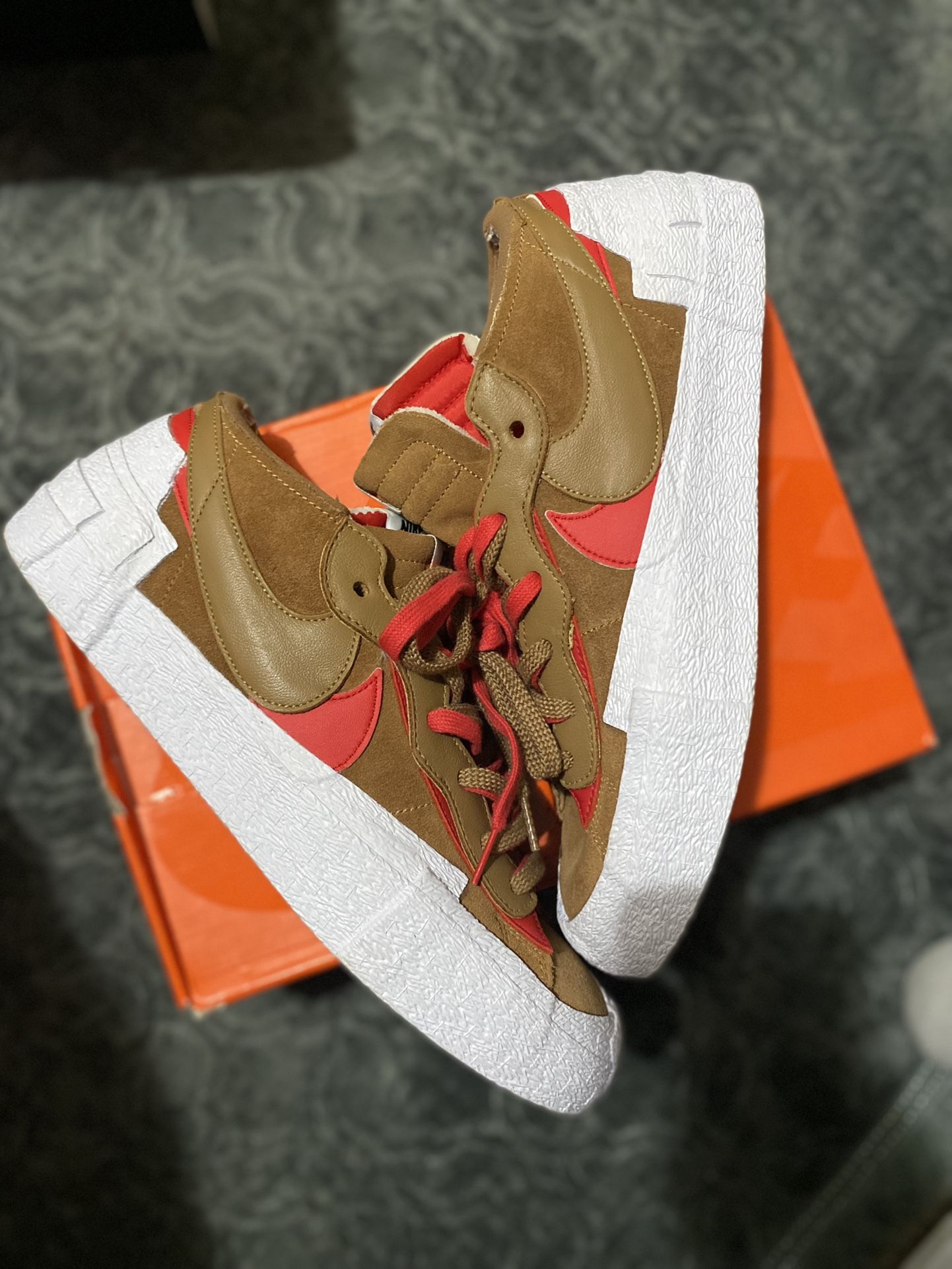 Nike Blazer x Sacai British Tan Size 13