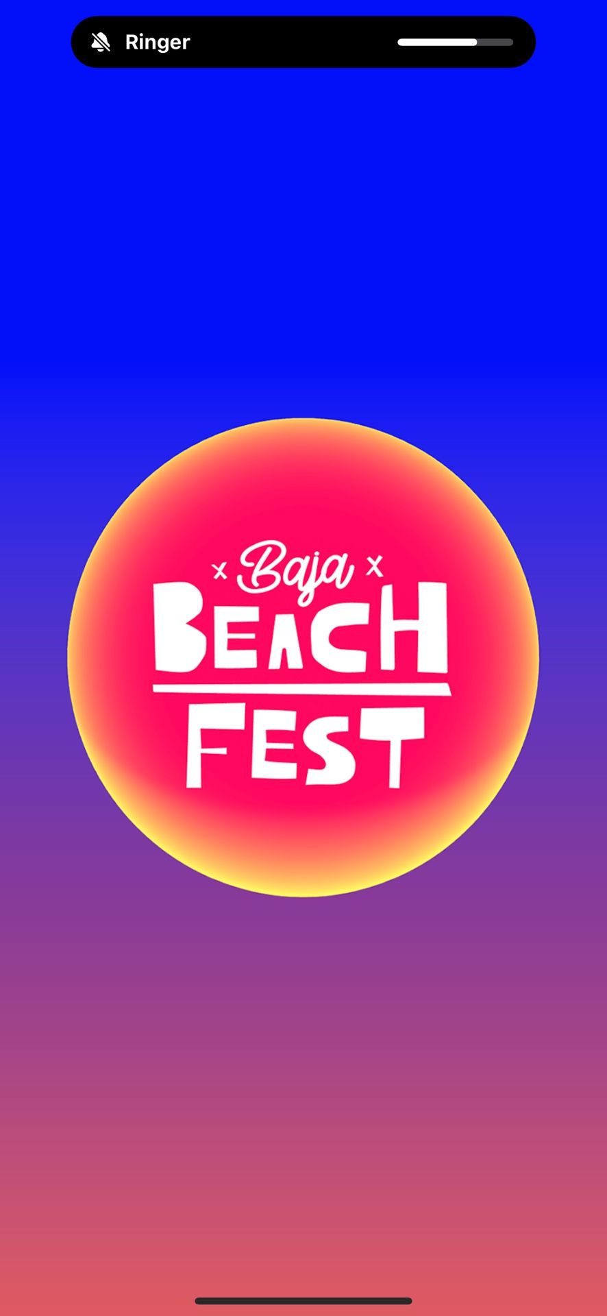 Baja Beach Fest 2024 Wrist Band