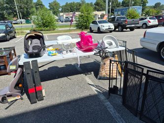 Five dollarsale event outside of grandma's warehouse