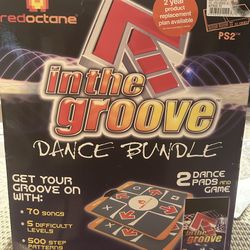 In the groove dance pads (2) and game for PS2 brand new