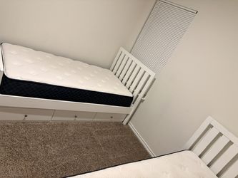 Twin Beds and mattress