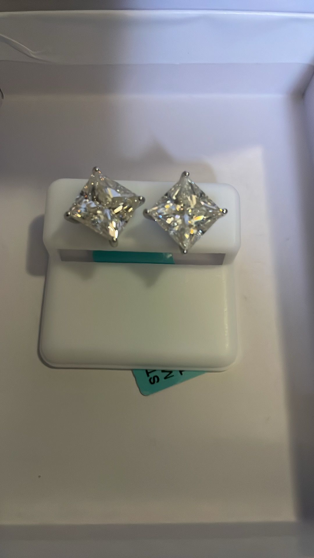 Moissanite Earrings (Retail $500)