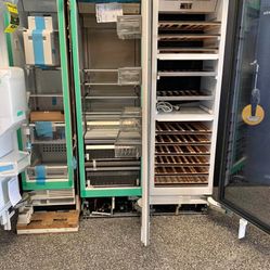 66” Thermador Fridge Freezer Column Set |Wine Cooler | PanelReady