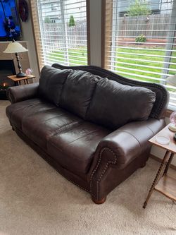 Leather couch