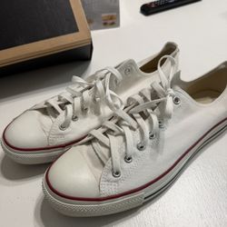 Men White Converse