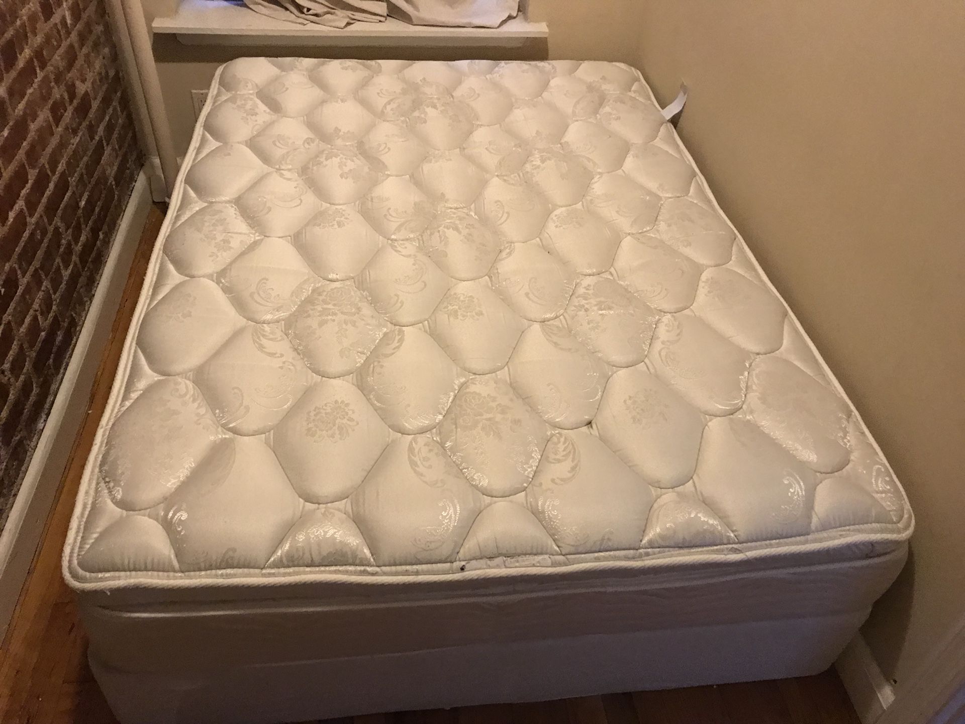 Barely used full size mattress and box springs