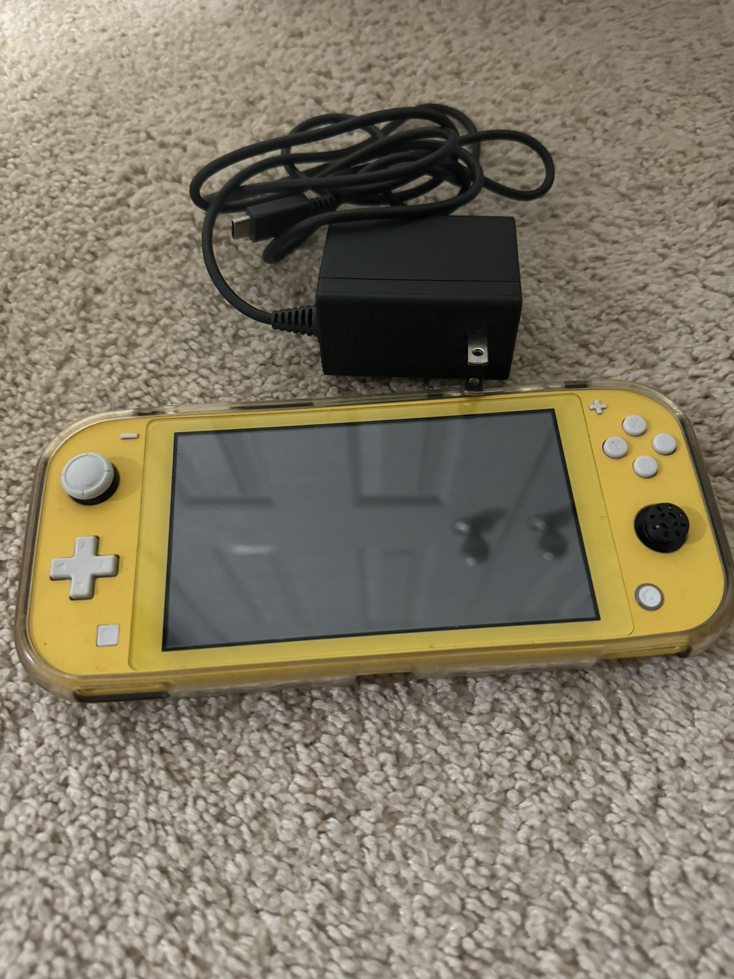 Nintendo Switch Lite w/ Protective Case And OEM Factory Charger