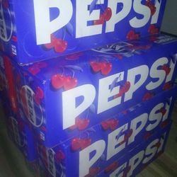 Cherry Pepsi 12 Pack Pop! Fresh***