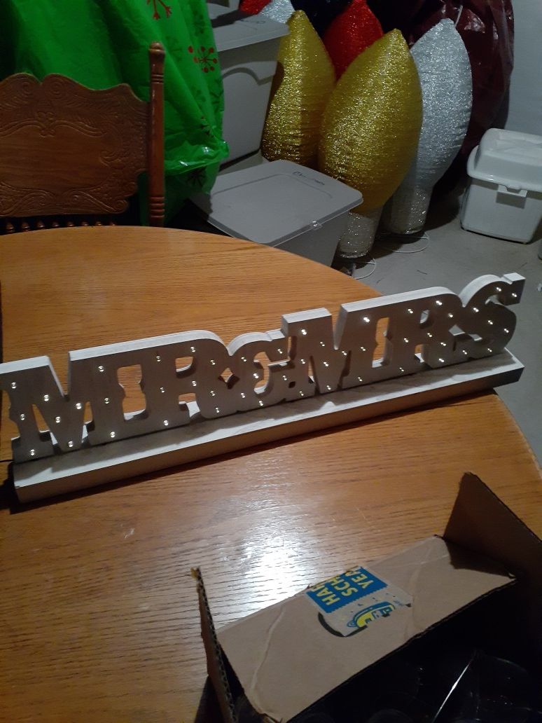 Wedding items