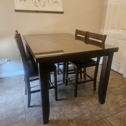 Dining Table With Glass Top And Chairs
