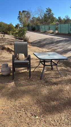 Table and chairs