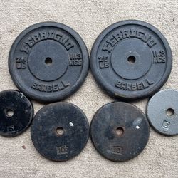80 lbs 1” Weight Plates