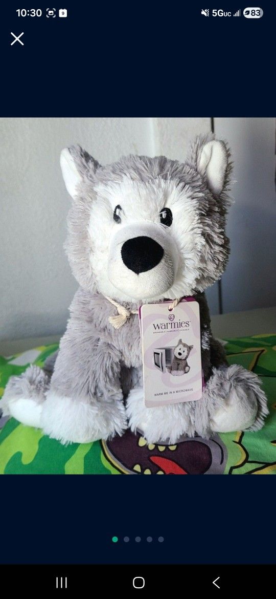 Husky Warmies Plush