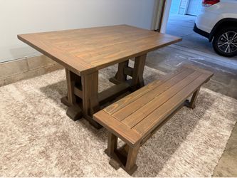 Rustic Farmhouse Dining Table Set
