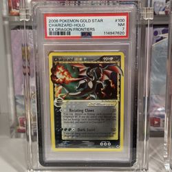 Pokemon Gold Star Charizard PSA 7