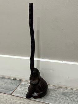 GLigeT Cast Iron Kitchen Roll Holder, Elephant Towel Holder, Kitchen Paper Home Decoration, Animal Towel Holder, Paper Towel Holder (New) no box