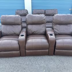 Power Reclining Theater Chairs