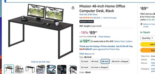 Desk nearly new (26 duke grad sale) pick up only