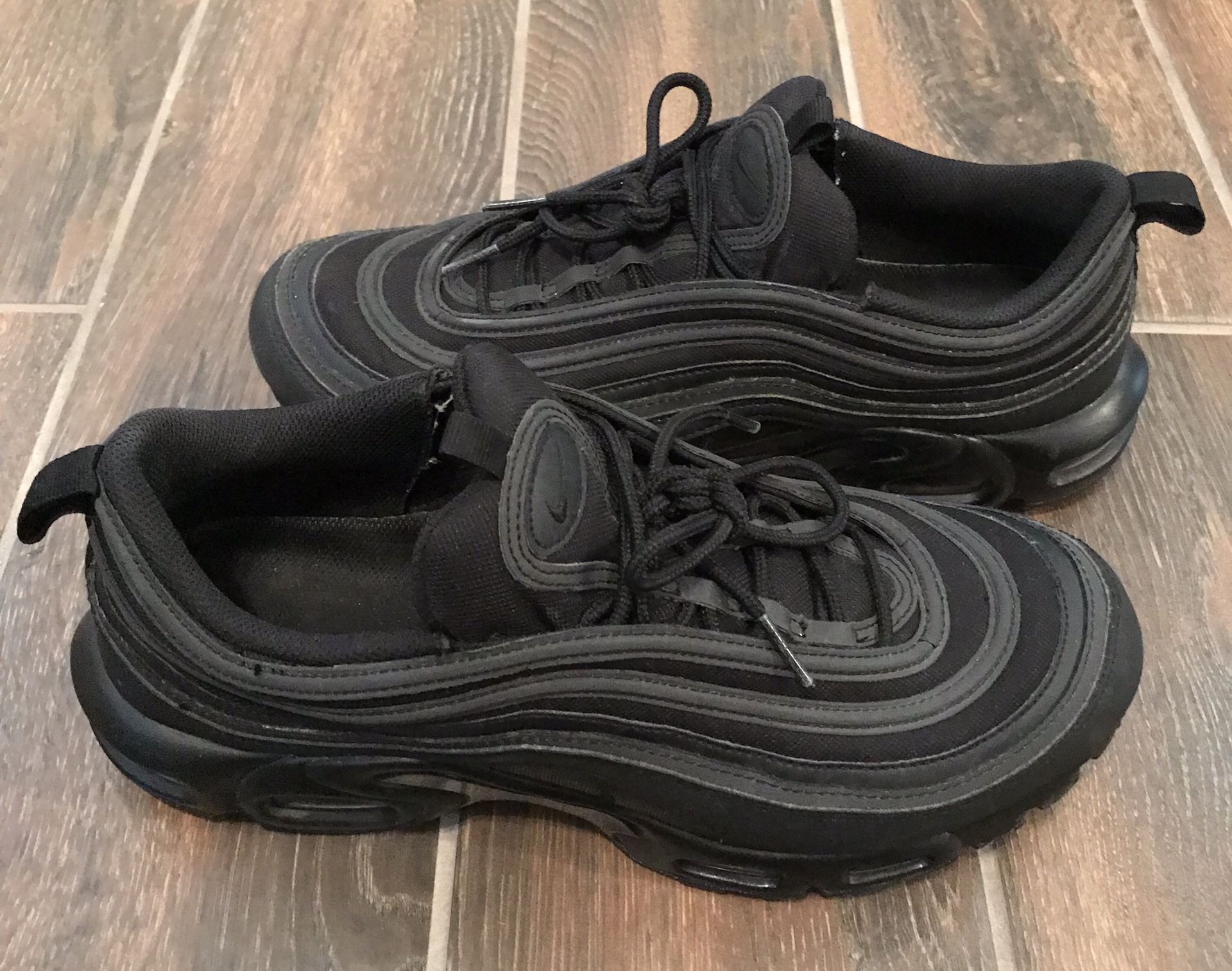 air max plus 97 black reflective