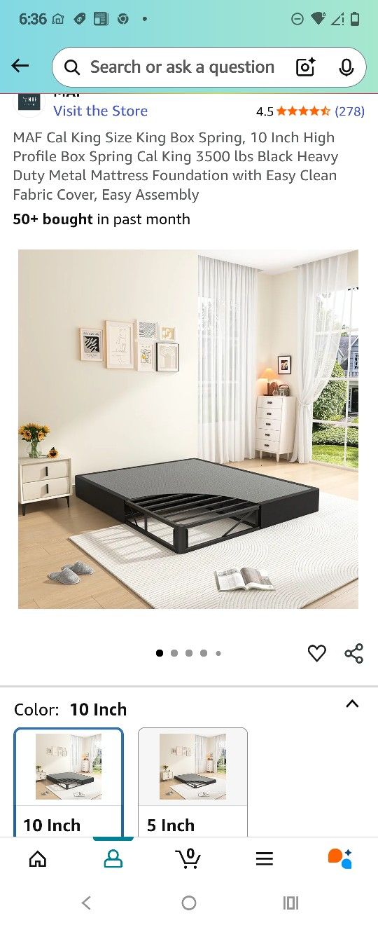 California King Metal Box Spring