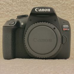 Canon - EOS Rebel T7 DSLR Video Camera with 18-55mm Lens - BLACK -
