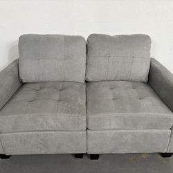 Loveseat with charging ports