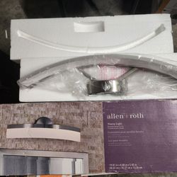 Allen + Roth Brushed Nickel Vanity Light