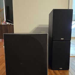 ELAC B5 speaker pair & Polk Audio PSW505 Subwoofer