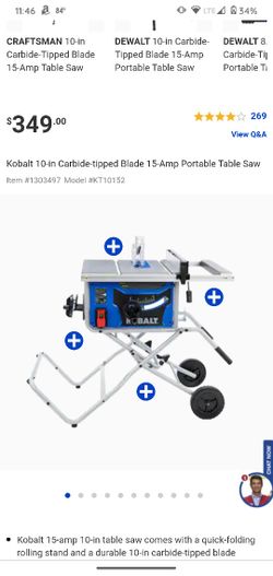 Kobalt Folding Table Saw