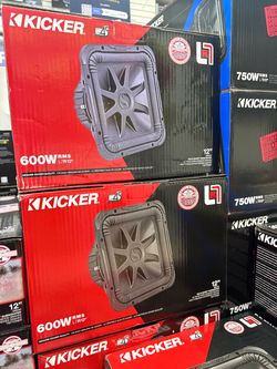 Kicker L7R12 12" Solo-Baric L7R Square Subwoofer 600W RMS - Halloween Special $229