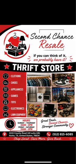 Thrift store open in Hutto