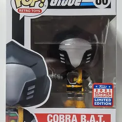 Funko Pop! Retro Toys GI Joe COBRA BAT #80 2021 B.A.T. Vinyl Figure NEW!