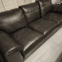 Luxury REAL Leather Sofa