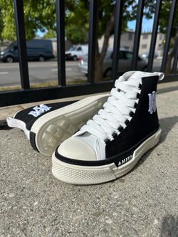 AMIRI MA COURT HIGH TOP - BLACK/WHITE
