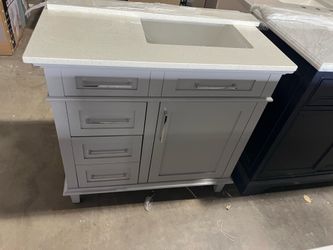 36 in single sink bath vanity